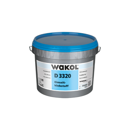WAKOL D 3320 Мощный дисперсионный клей для (LVT, WPC, SPC – клеевые и замковые)и натурального каучука