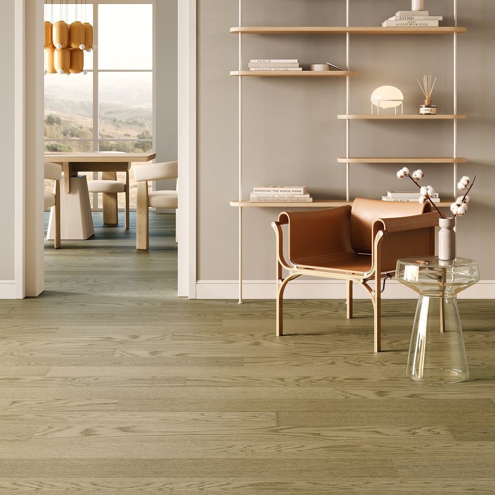 Кварцевый паркет Quartz Parquet Дуб Флэт Уайт