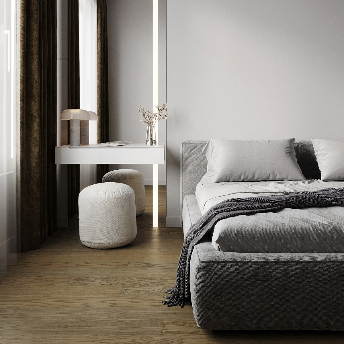Кварцевый паркет Quartz Parquet Дуб Конго