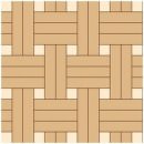 Плетенка (пропорция 2 к 3) из двух пород дерева Укладка плетенка (пропорция 2 к 3) из двух пород дерева