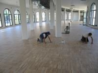 Индустриальных паркет в музеях Паркет в музеях